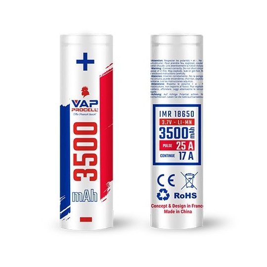 Accu Vape Procell 18650 IMR - 3500 mAh