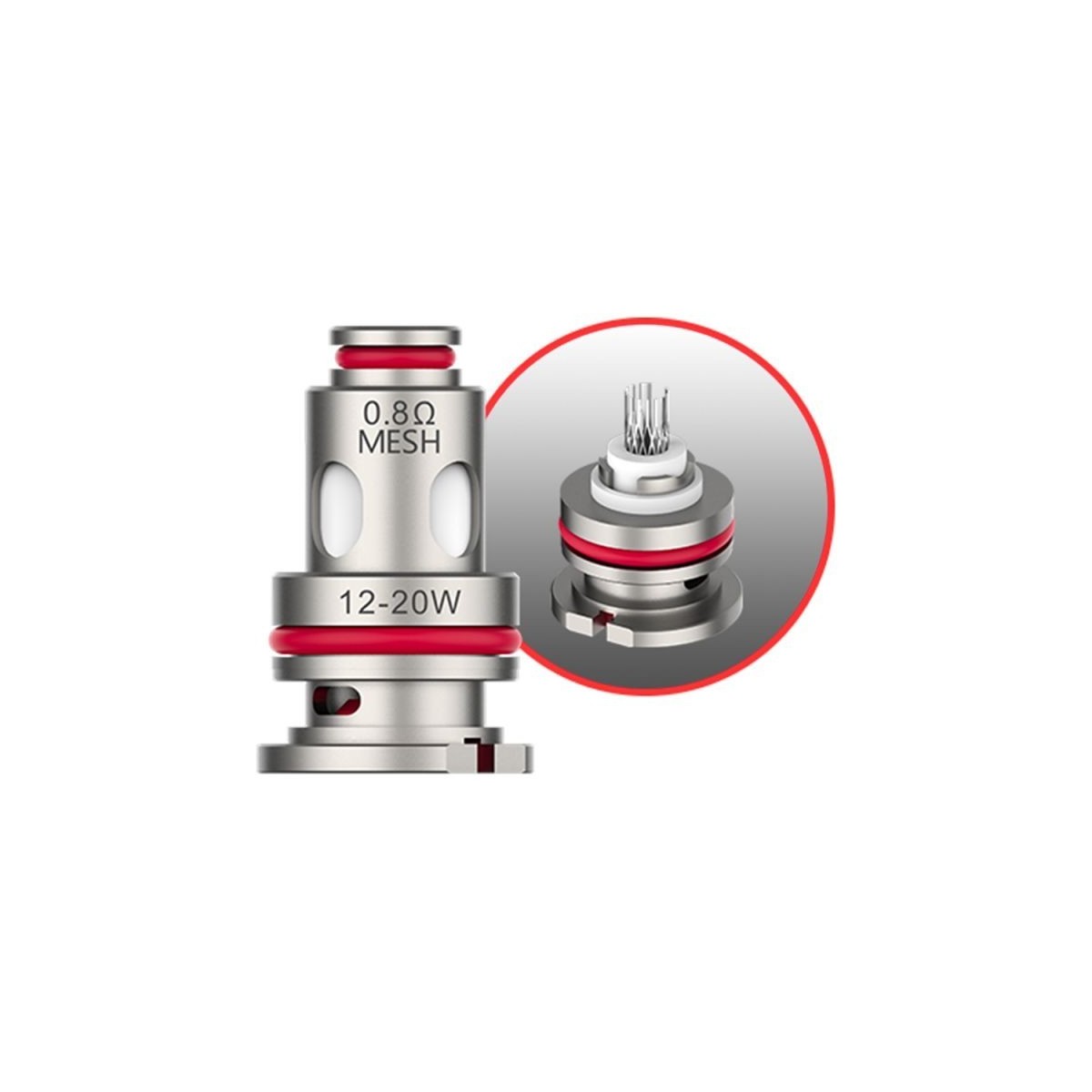 Résistances GTX – Vaporesso (MTL/RDL – 0,6 / 0,8 / 1,2 Ω)