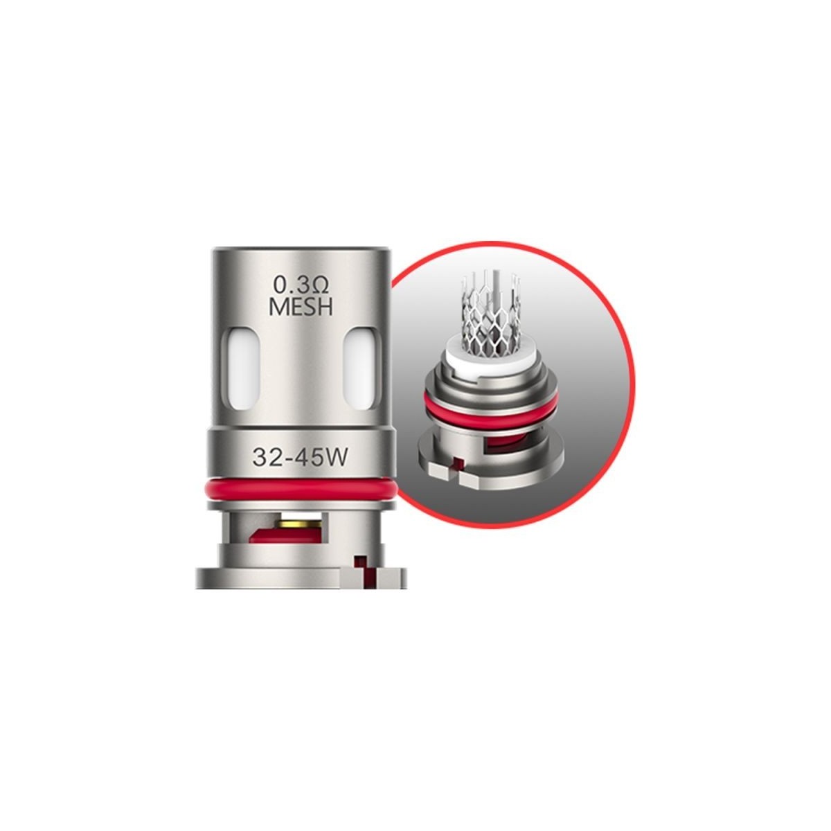 Résistances GTX – Vaporesso (DL – 0,2 / 0,3 / 0,4 Ω)